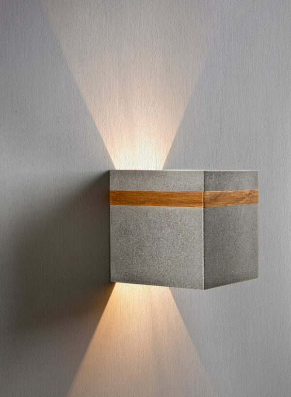 Wandlampe aus Holz | Stilhand | Silvia