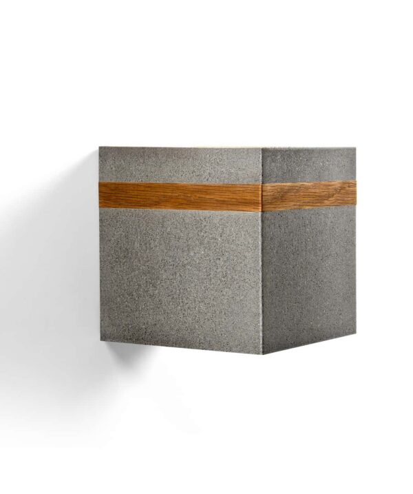 Wandlampe aus Beton und Holz | Stilhand | Silvia