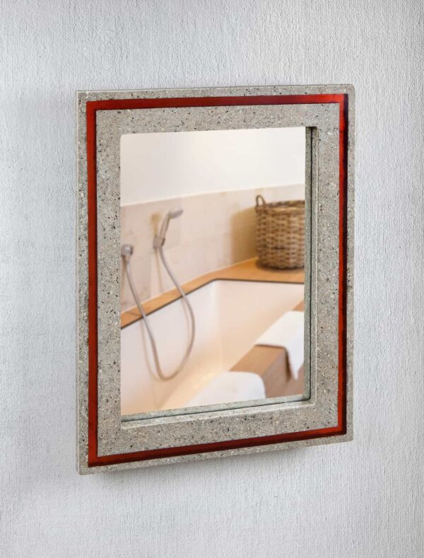 Produktbild Designerspiegel Justus I bernstein von Stilhand